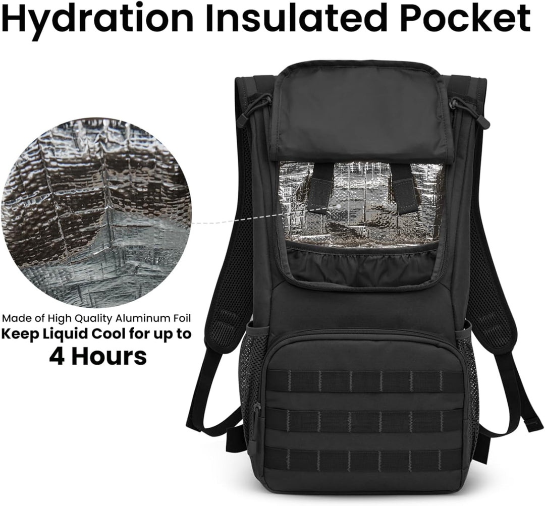 G4Free Militär Trinkrucksack Rucksäck mit 2L Verbesserter Blase Trinkblasen Wanderrucksäcke für Wand