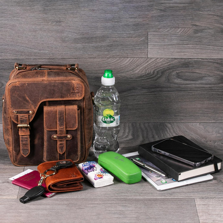 MATADOR Schultertasche Echt Leder Herren Hochwertige Arbeittasche Umhängetasche Ledertasche Tabletta