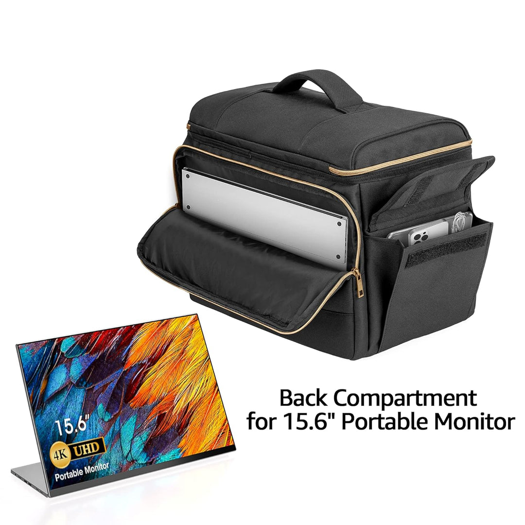 Trunab Gaming Console Tasche, Kompatibel mit PS5/PS4/Xbox One, Schützende Reisetasche für Controller