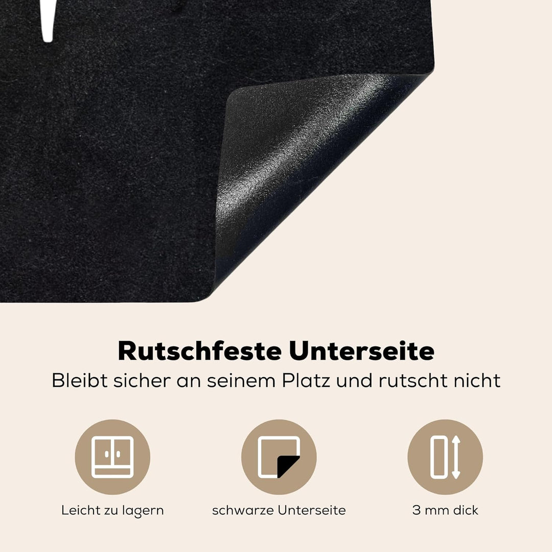 KitchenYeah© Herdabdeckplatte Einteilig Induktionsmatte Küche Abdeckung Ceranfeld Herd Abdeckplatte