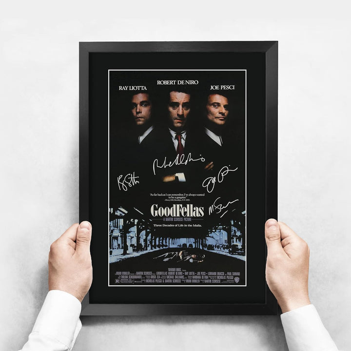 HWC Trading Goodfellas A3 Gerahmte Signiert Gedruckt Autogramme Bild Druck-Fotoanzeige Geschenk Für