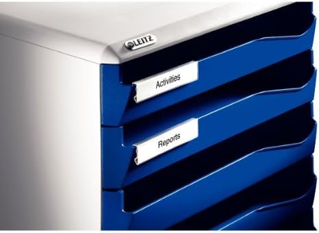 Leitz Post-Set mit 5 Schubladen, Schubladenset zur Aufbewahrung von Dokumenten und Büromaterialien,