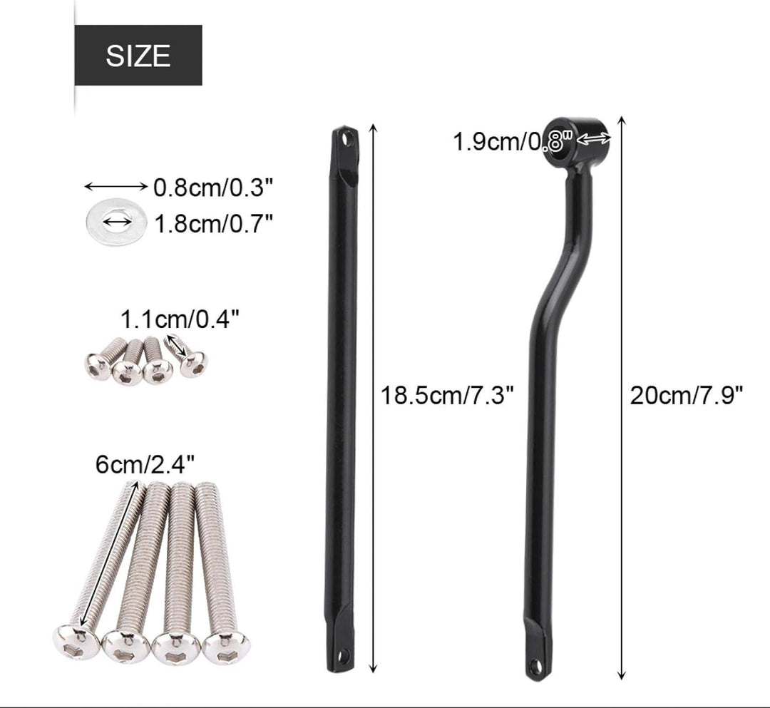 Satteltaschen Halterungen, Motorrad-Satteltaschen Halterungen Black