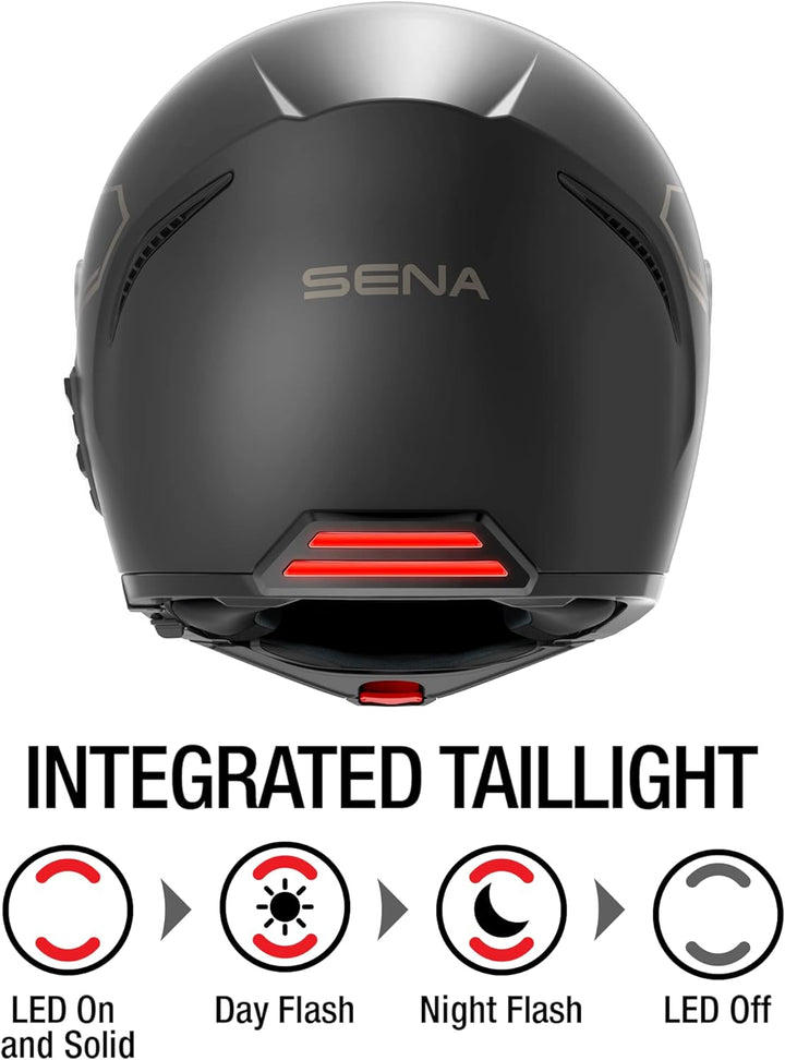 Sena Bluetooth Klapphelm Impulse mit Sound by Harman Kardon, Sonnenblende und integriertem Mesh Inte