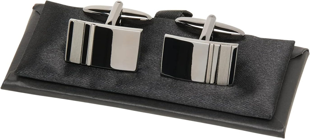 Eterna 138/00 Herren Manschettenknöpfe Metall Silber