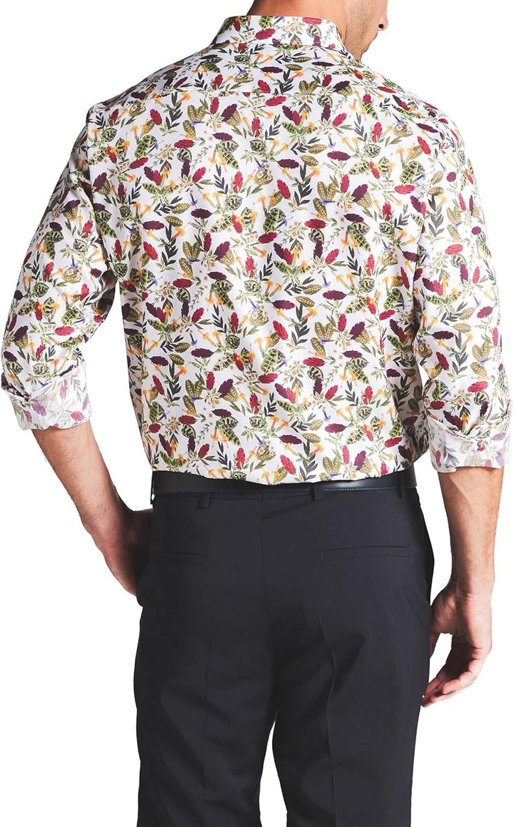 eterna Langarm Hemd Modern Fit Oxford Bedruckt 43 Bunt, 43 Bunt