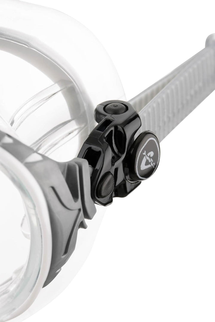 Cressi Men's Big Eyes Evolution Scuba Diving and Snorkeling Mask Eine Grösse Transparent/Rosa, Eine