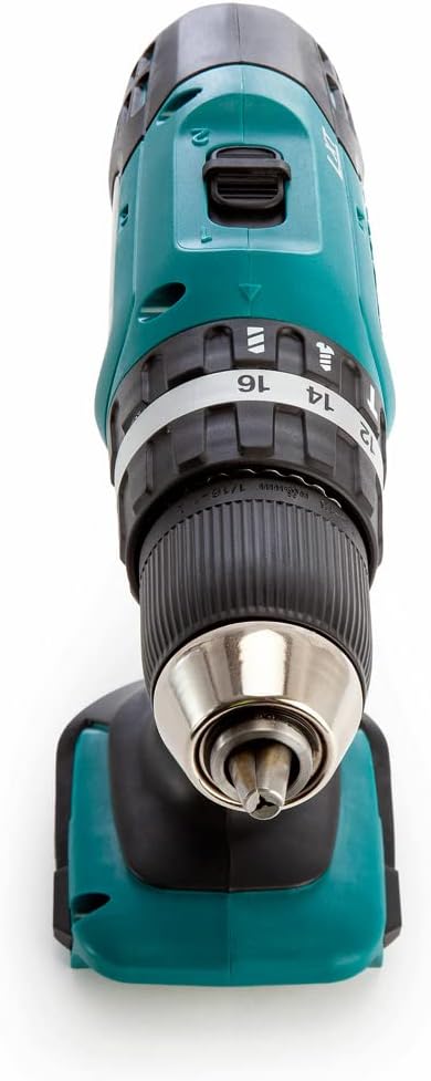 Makita dhp453rfx4 Bohrmaschine Schlagschrauber DHP453Z + 2 Akkus 18 V 3 Ah Li-Ion + 74 Zubehör + Tra