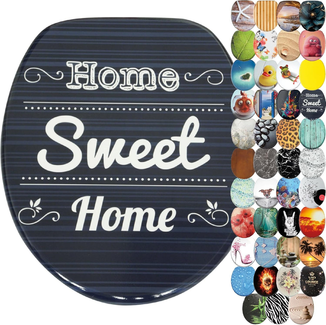 Sanilo WC Sitz mit Absenkautomatik, viele schöne Toilettendeckel zur Auswahl, hochwertige und stabil