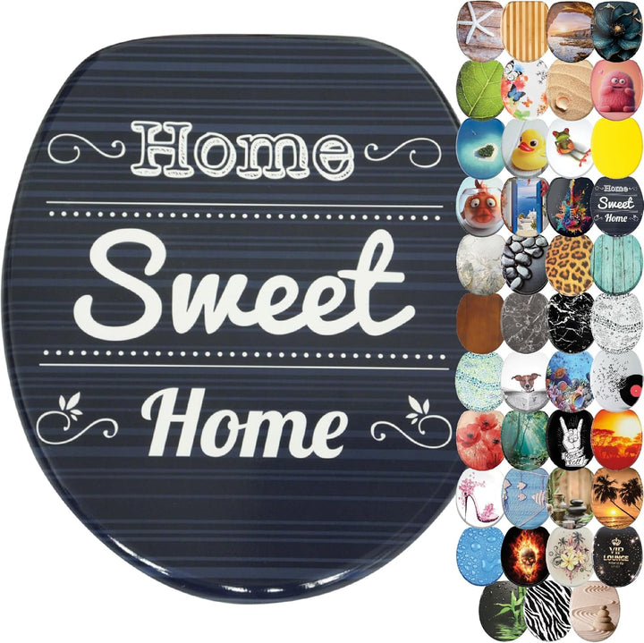 Sanilo WC Sitz mit Absenkautomatik, viele schöne Toilettendeckel zur Auswahl, hochwertige und stabil