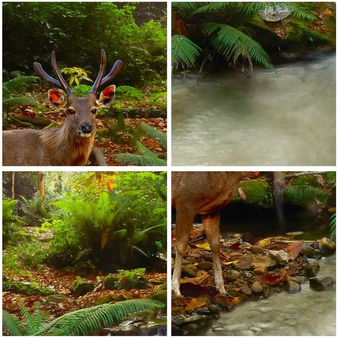 Panorama Bilder auf Leinwand 100x40cm Leinwandbild Herbst berg strom landschaft Gross Wanddeko Bild