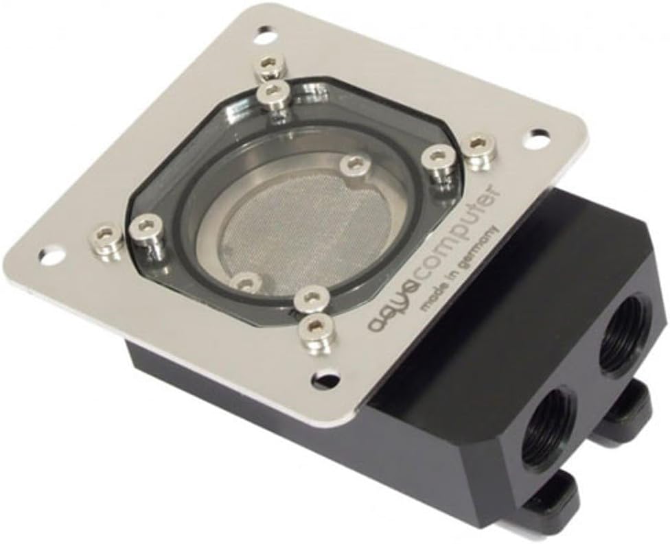 Aqua Computer 34018 Schwarz, Edelstahl – Zubehör für Kühlgerät