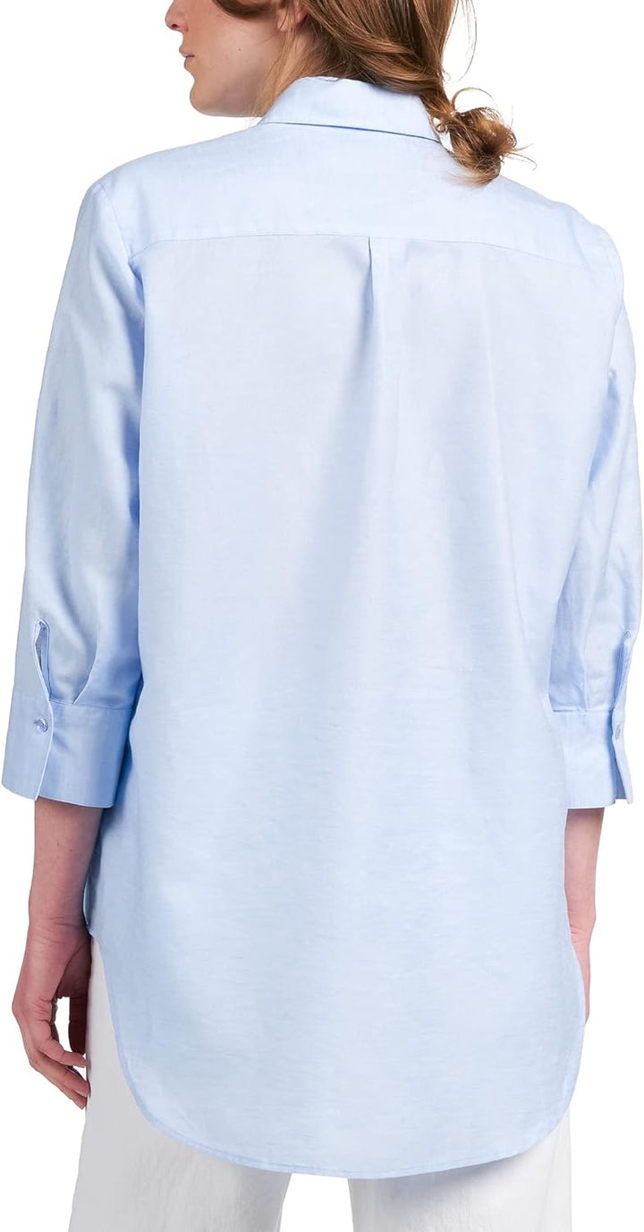 eterna Damen Hemdbluse Classic FIT 3/4 hellblau 40_D_3/4