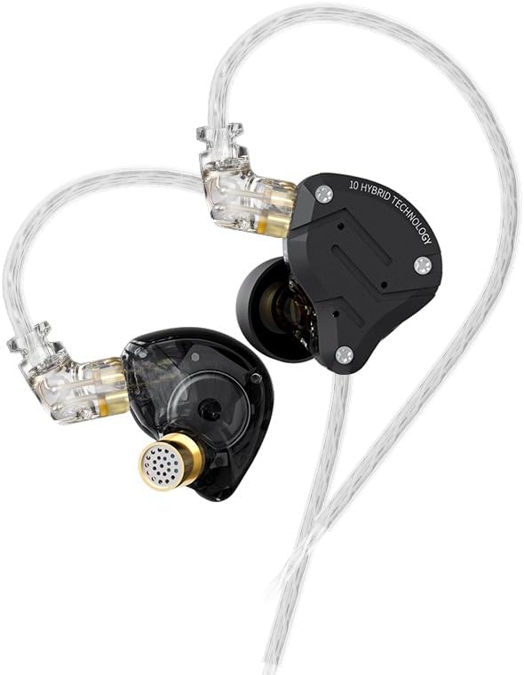 KINBOOFI KZ ZS10 Pro IEM In-Ear-Monitor, 4BA 1DD KZ Kopfhörer Multi Driver In Ear Kopfhörer IEM, KZ
