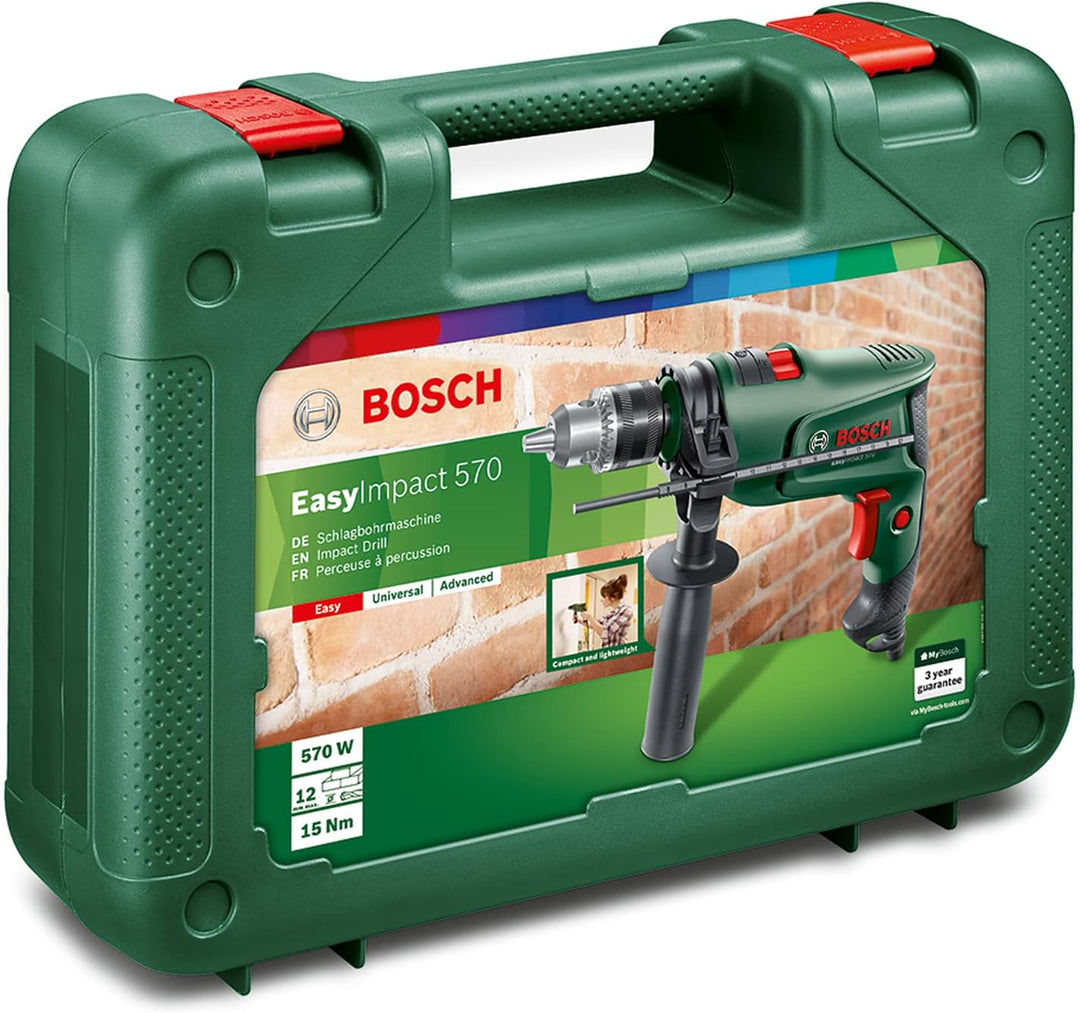 Bosch Netz Schlagbohrmaschine EasyImpact 570 von Bosch (570 Watt, Koffer)