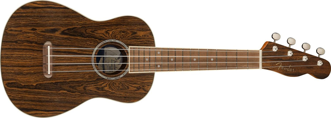 Fender Zuma Exotic Concert Ukulele, Walnut Fingerboard, in Bocote