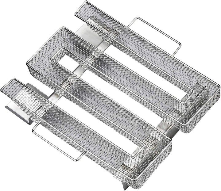 Sparbrand Kaltrauchgenerator Kaltraucherzeuger Edelstahl mit Griff für Kalträuchern Kugelgrill Grill