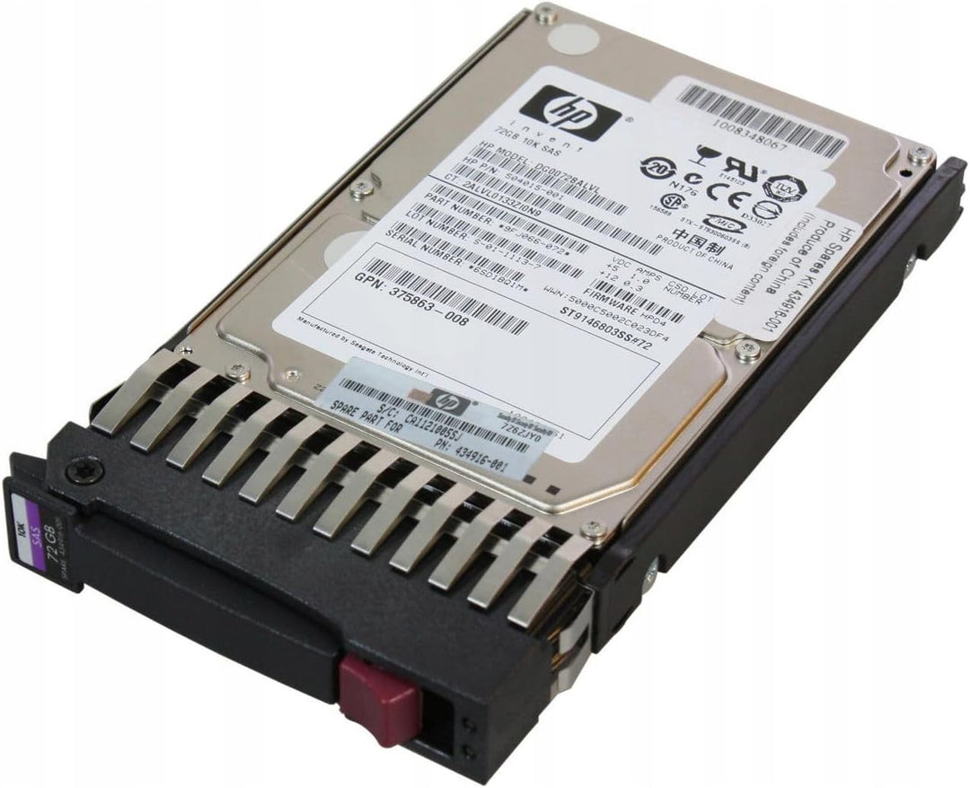 HP 72GB HDD hot Plug SAS SP G2, 434916-001