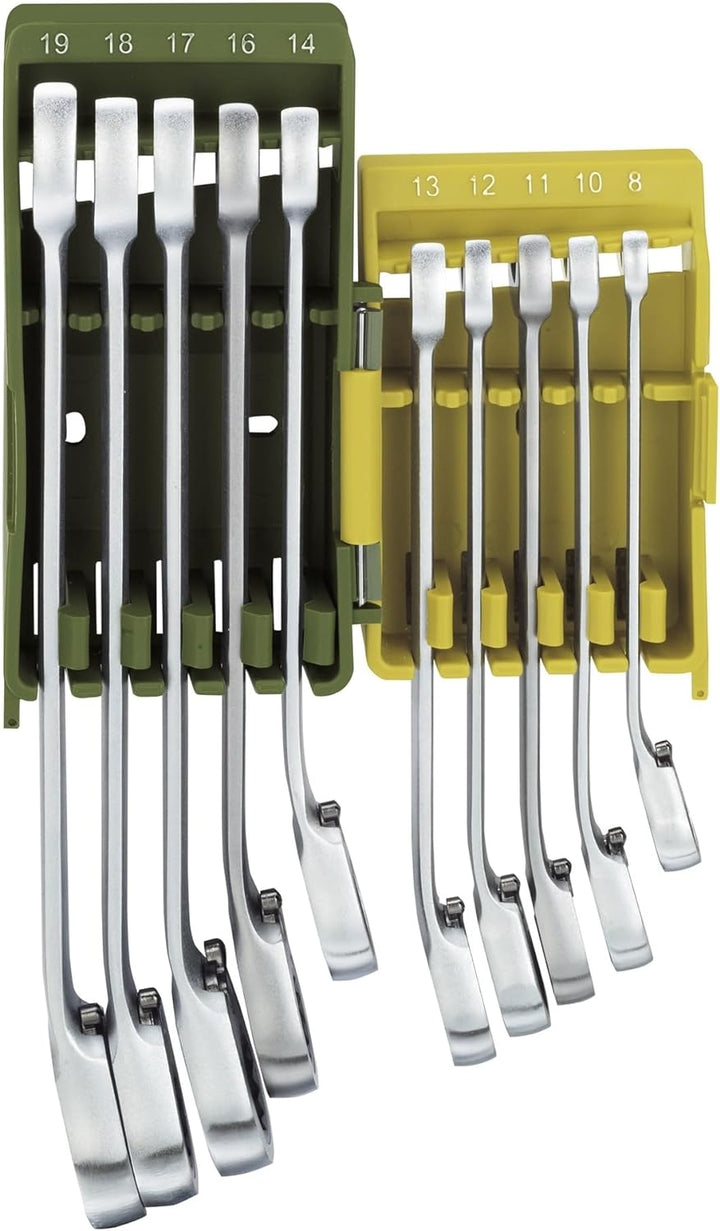 Proxxon 23126 Ratschenschlüssel - Satz (Ratsche, Knarre), 8-19 mm, extralange Ausführung - zeitspare