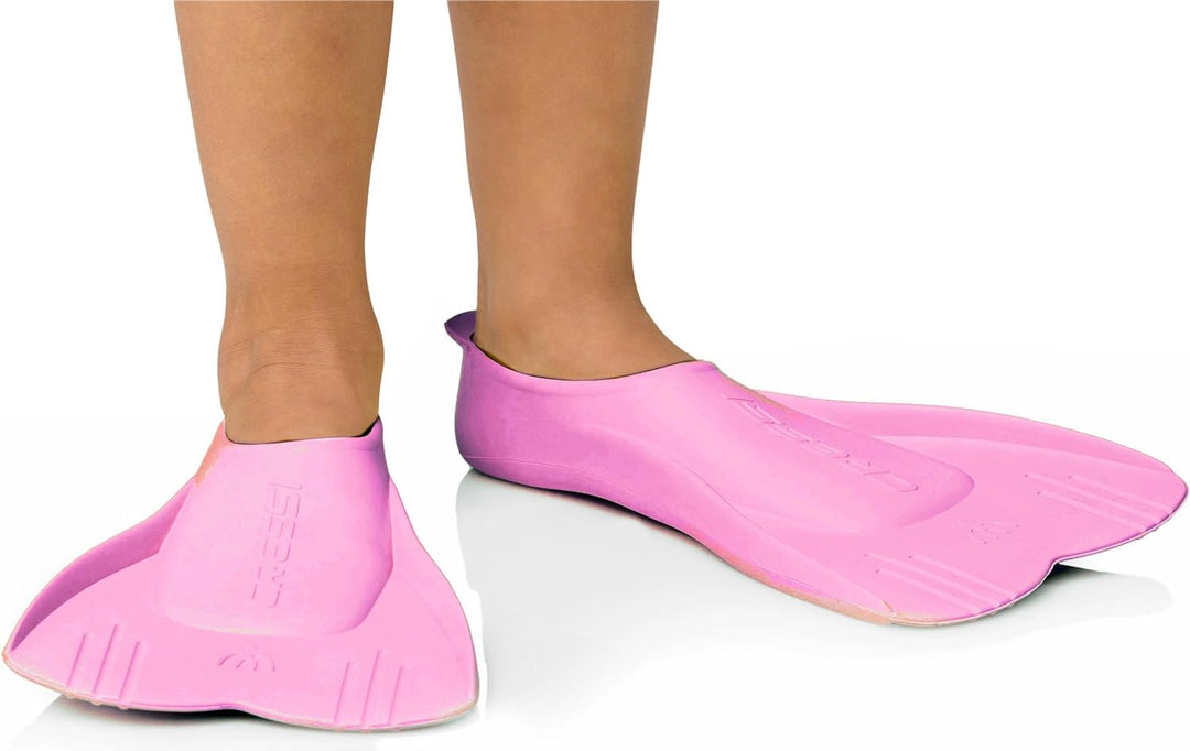 Cressi Mini Light Fins - Kurze Unisex-Kinderflossen zum Tauchen, Schnorcheln und Schwimmen 29/31 Ros