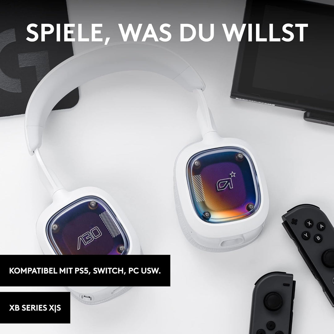 Logitech G Astro A30 Lightspeed Kabelloses Gaming-Headset A30 PS5, PS4, PC/MAC Weiss, A30 PS5, PS4,