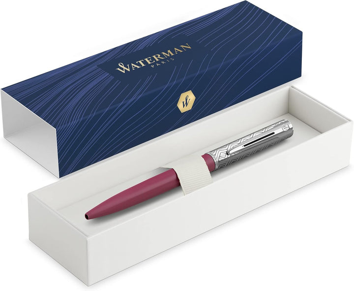 Waterman Allure Deluxe Kugelschreiber, Rosa, Mittlere Spitze, Blaue Tinte, Geschenkbox