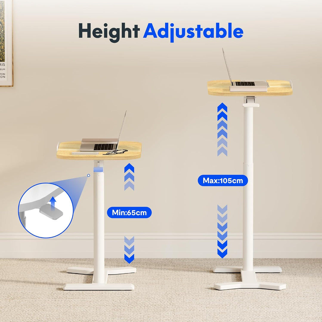FLEXISPOT Beistelltisch H5 - Flexibler Laptoptisch und Betttisch mit neigbarer Tischplatte, höhenver