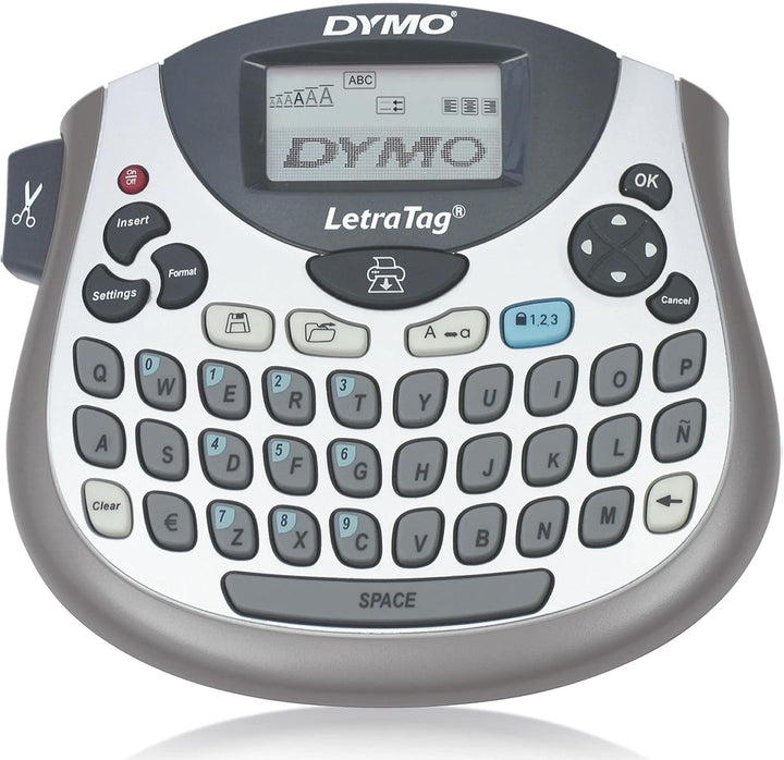 DYMO LetraTag 100T Etikettendrucker Tischgerät QWERTY-Tastatur, Blau