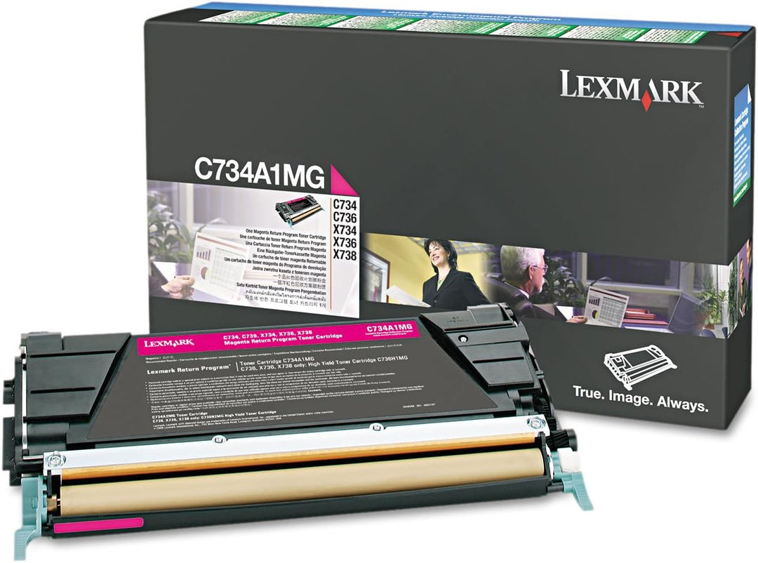 Lexmark C734A1MG - C734/C736 Magenta Toner Return Cartridge 6K