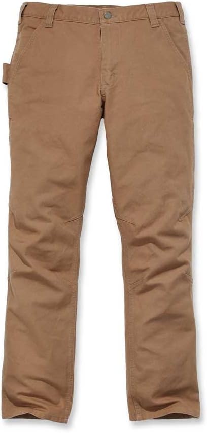 Carhartt Herren Straight Fit Stretch Duck Dungaree Arbeitshose 30W / 32L Carhartt Braun, 30W / 32L C