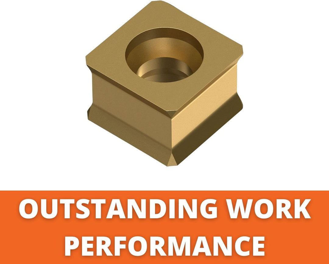 Fein Wendeschneidplatte SX (10 Stück, für die universelle Anwendung Stahl, fräsbare Edelstähle, für