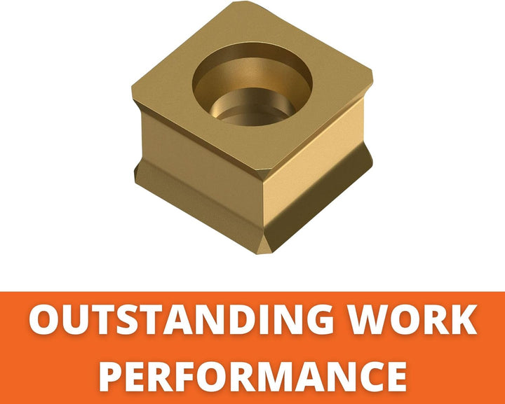 Fein Wendeschneidplatte SX (10 Stück, für die universelle Anwendung Stahl, fräsbare Edelstähle, für