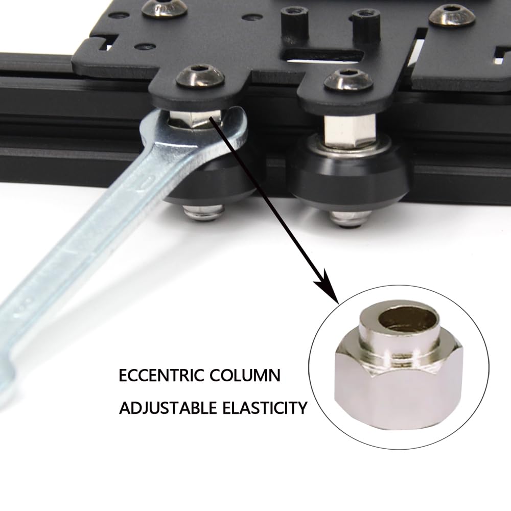 Zeberoxyz Upgrade Direct Drive Support Aluminiumplatte mit Riemenscheiben mit Einzelextruder-Kit Eas