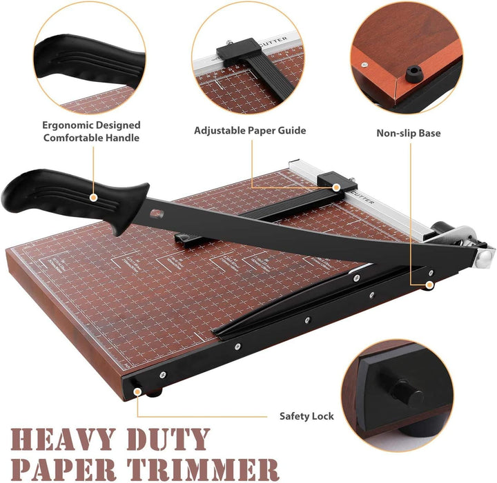 Profi Papierschneider A3 Fotoschneider Hebelschneider Papierschneidemaschine Schneidegerät Bindegerä