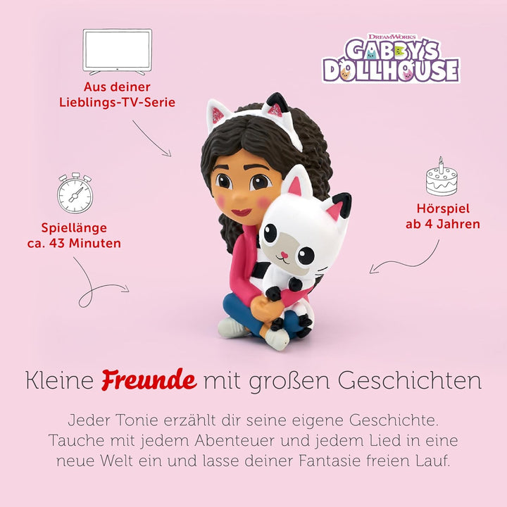 tonies Hörfigur für Toniebox, Gabby's Dollhouse – Das Raumschiff / Gabby hat einen Schluckauf, Hörsp