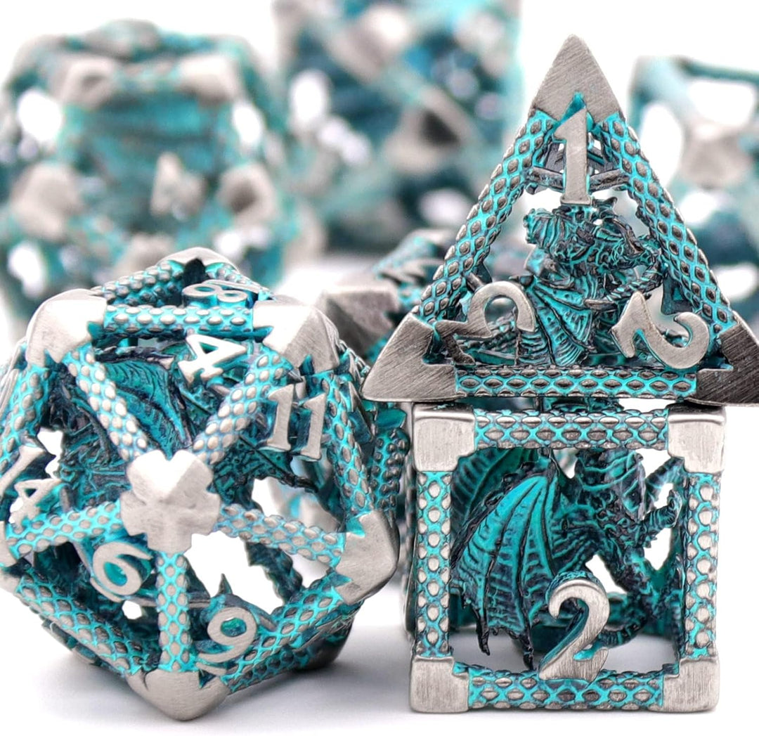 Würfelset Dungeons and Dragons Würfel, ZHOORQI DND Würfel Polyedrische Würfel Set D and D Würfelset