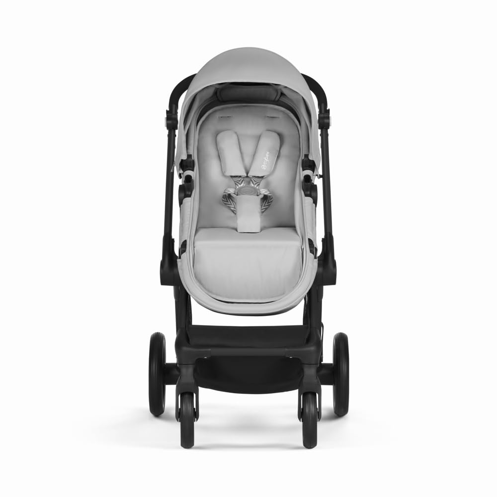 CYBEX Gold Kinderwagen EOS 2-in-1, Reisesystem, Ab Geburt bis 22 kg (ca. 4 Jahre), Lava Grey Lava Gr