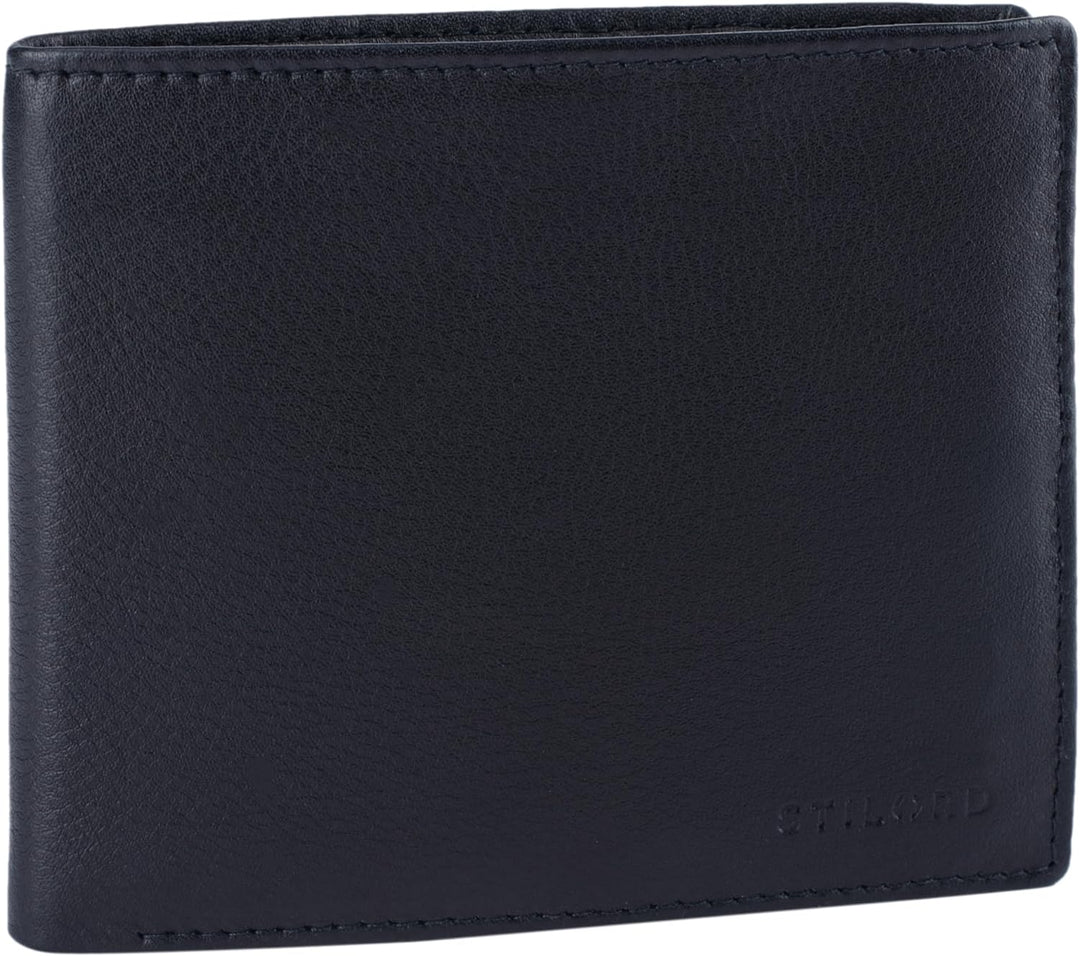 STILORD 'Lewis' Leder Portemonnaie Herren RFID Schutz Geldbörse für Männer viele Karten Fächern Brie