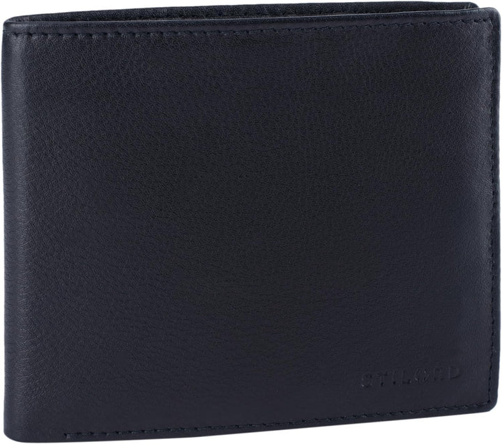 STILORD 'Lewis' Leder Portemonnaie Herren RFID Schutz Geldbörse für Männer viele Karten Fächern Brie