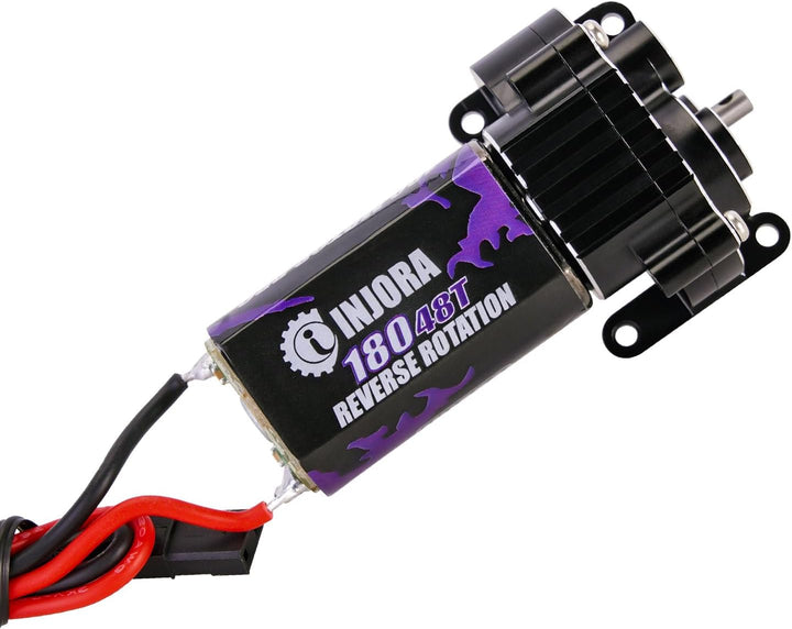 INJORA 180 Pro 48T Motor und Getriebe Getriebemit Low Range Stahl Ausrüstung für 1/18 TRX4M Upgrade
