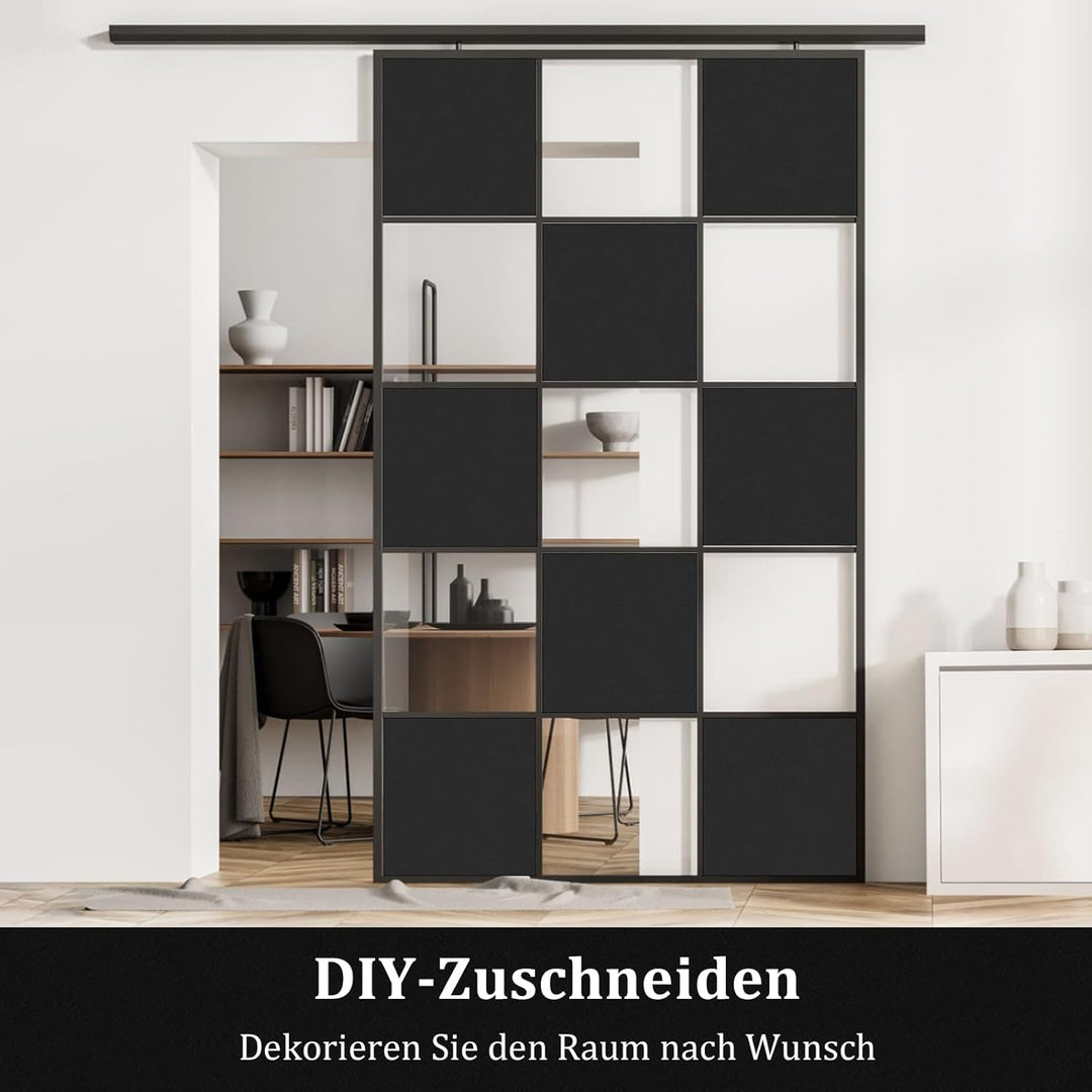 DARUITE Fensterfolie Blickdicht Sichtschutzfolie Fenster Selbsthaftend Schwarz Verdunklungsfolie Für