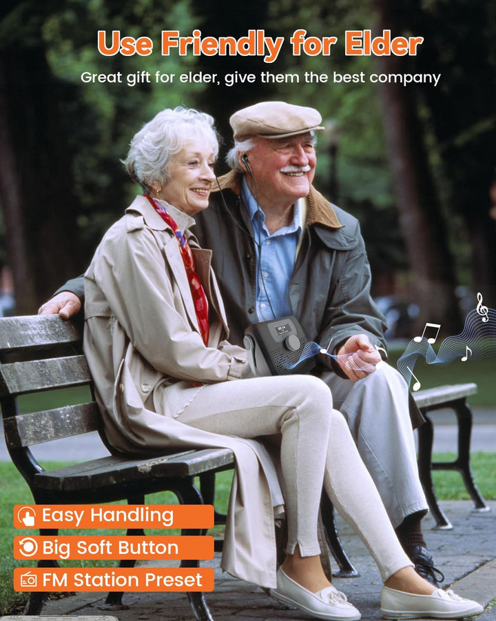 NEU 2024 Tragbarer CD Player mit Radio FM, MONODEAL Bluetooth Boombox CD Player mit Lautsprecher, Wi