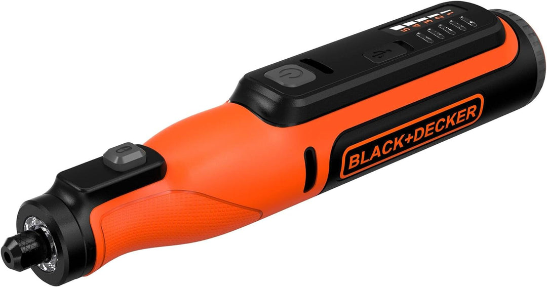 Black+Decker Akku-Multifunktionswerkzeug mit 36-tlg. Zubehör BCRT8I (7.2V, 1.5Ah, Universal-Feinbohr