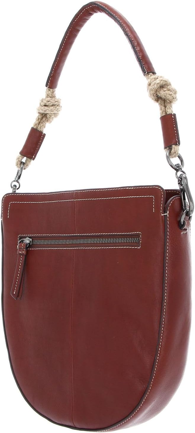 FREDsBRUDER Veg Tan Collection Sailor Shoulder Bag Dark Cognac