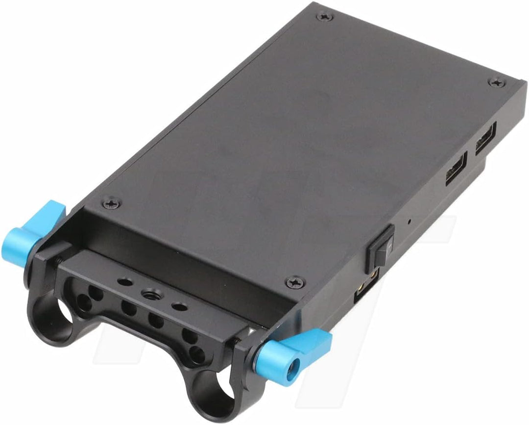 HangTon Gold Mount Batterieplatte 7 Wege D-Tap DC USB Ausgang 15 mm Stabklemme Adapter Netzteil für