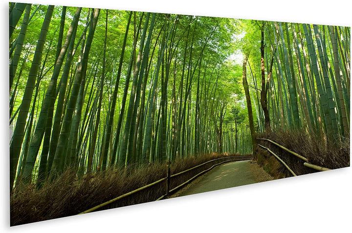 islandburner Bild auf Leinwand Berühmte Bambushain Bei Arashiyama Kyoto Japan Bilder Wandbilder Post