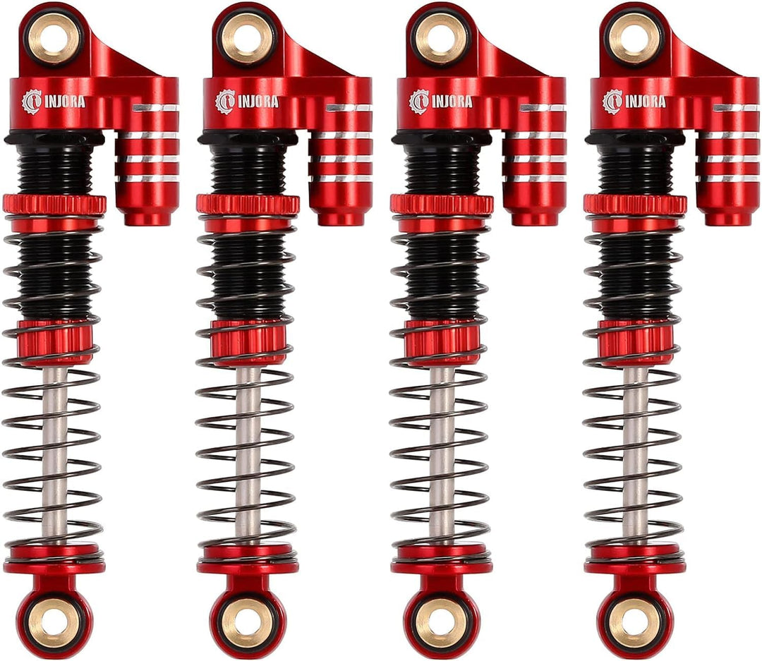 INJORA 45mm Aluminium Gewinde Tele Stossdämpfer Öl Dämpfer für 1/24 RC Crawler FMS FCX24 FCX18 Upgra