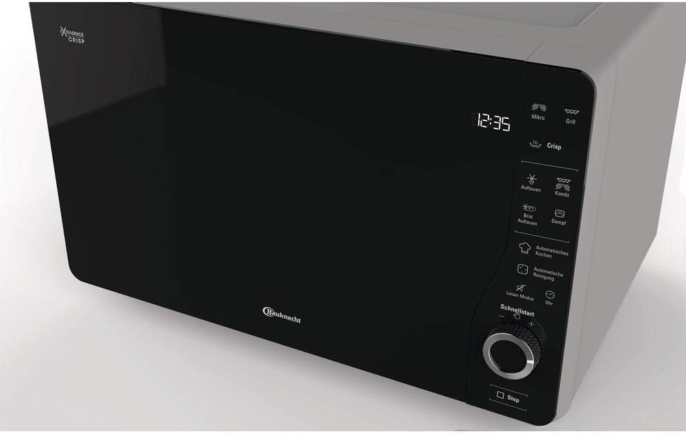 Bauknecht ExtraSpace Crisp MW 427 SL/Kombination Grill und Mikrowelle/Maximale Flexibilität-Ohne Dre