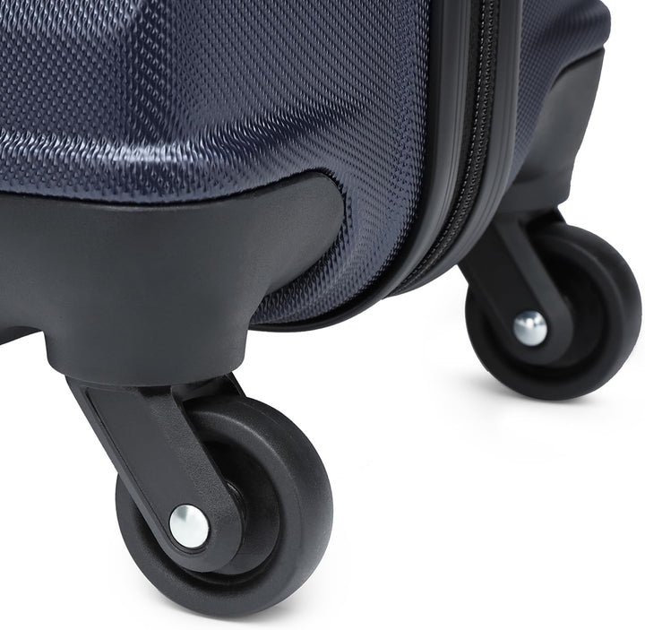 KONO Handgepäck Koffer Klein Reisekoffer Leicht Hartschale Rollkoffer mit TSA Schloss und 4 Rollen,