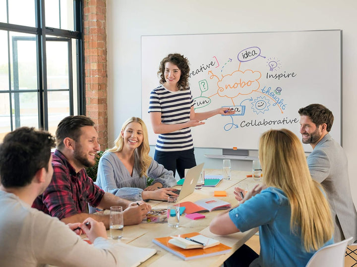 Nobo 1905297 Widescreen 40" Stahl Nano Clean Whiteboard weiss